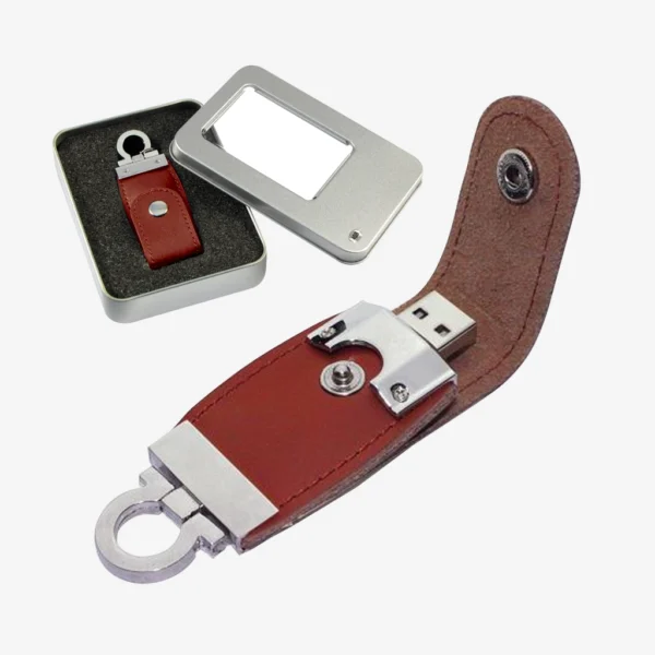 USB modelo Leather 8 GB