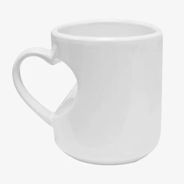 TAZA BARRIL BLANCO CORAZON 11 OZ