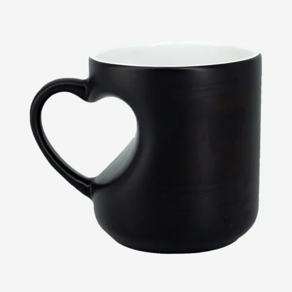 Taza Reactiva Barril Corazón Brillante 11 oz