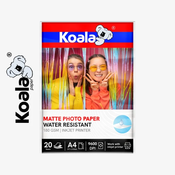 Papel Fotográfico Mate 180 GSM A4 - 20 Hojas