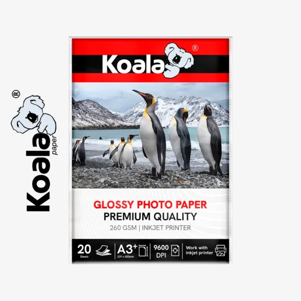 Papel Fotográfico Brillante Premium 260 GSM A3 - 20 Hojas