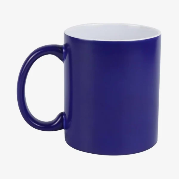 Taza Reactiva Negro Brillante 11 oz - Imagen 2