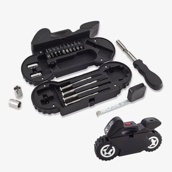 Set de Herramientas Motobike con Linterna 12 Piezas