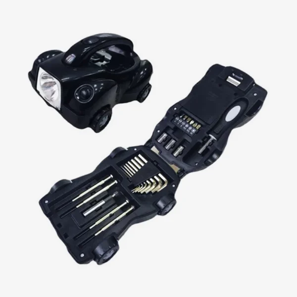 Set de Herramientas en Forma de Automóvil de 23 Piezas con Led