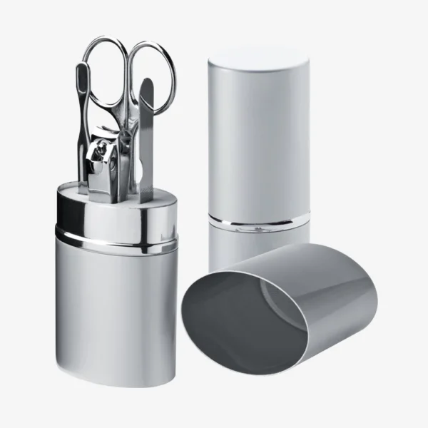 Set Manicure Metal Tubo
