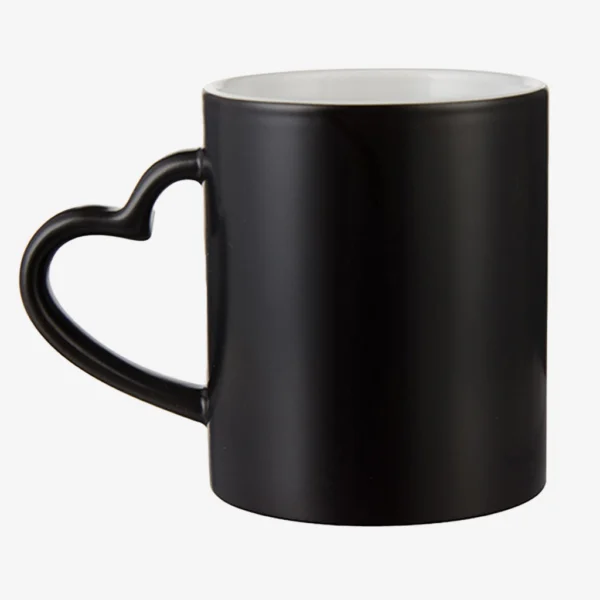 Taza Reactiva Corazón Mate 11 oz