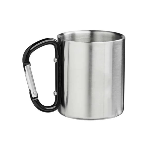 Taza de Acero Plateado 300 ml