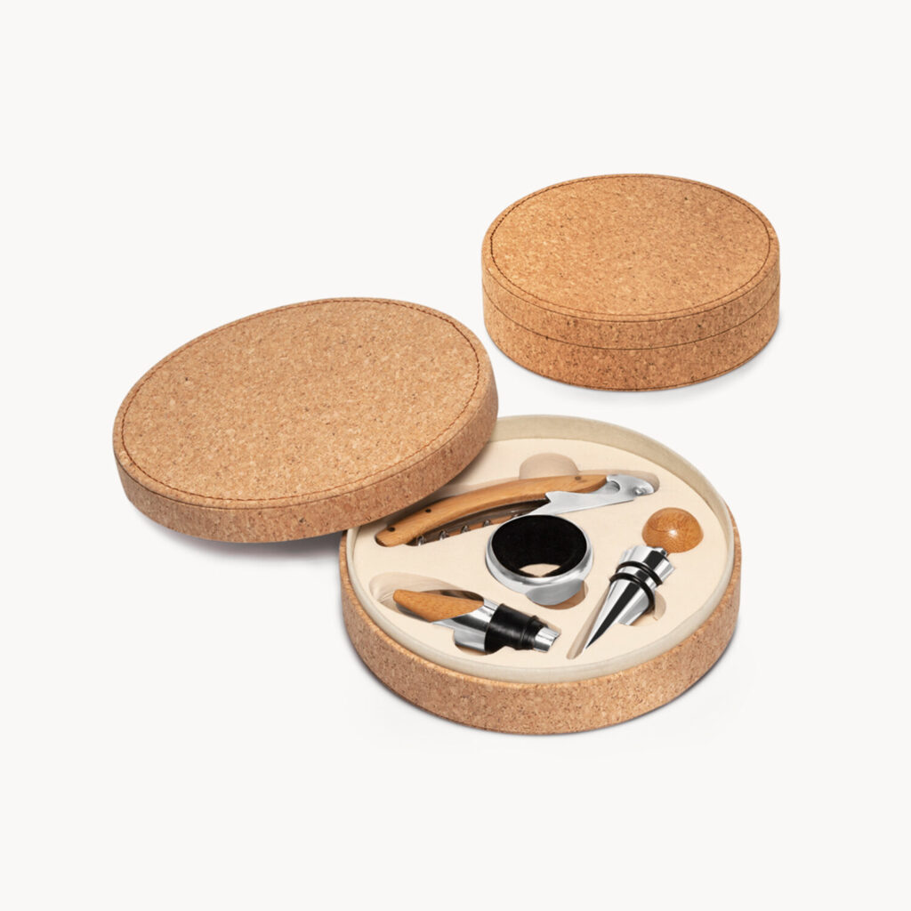 Tapones Para Vino De Corcho Increway - 2 Unidades, Diámetro 6.1 Cm, Color Marrón Natural, Para Botellas Estándar