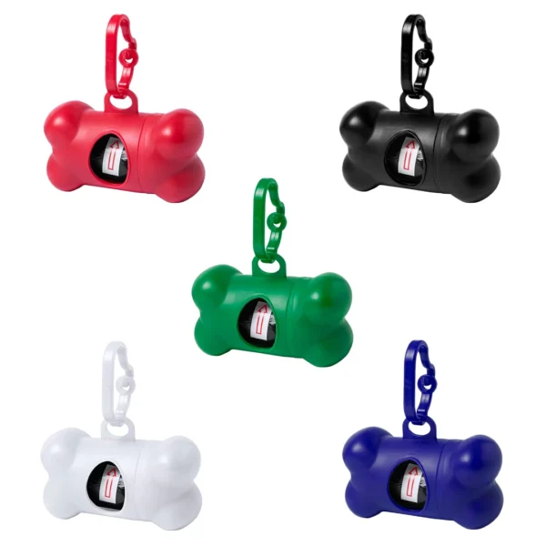 Dispensador de Bolsas para Mascotas en Forma de Hueso